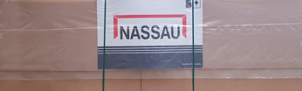 I hvilken størrelse pakkes min NASSAU Garageport?